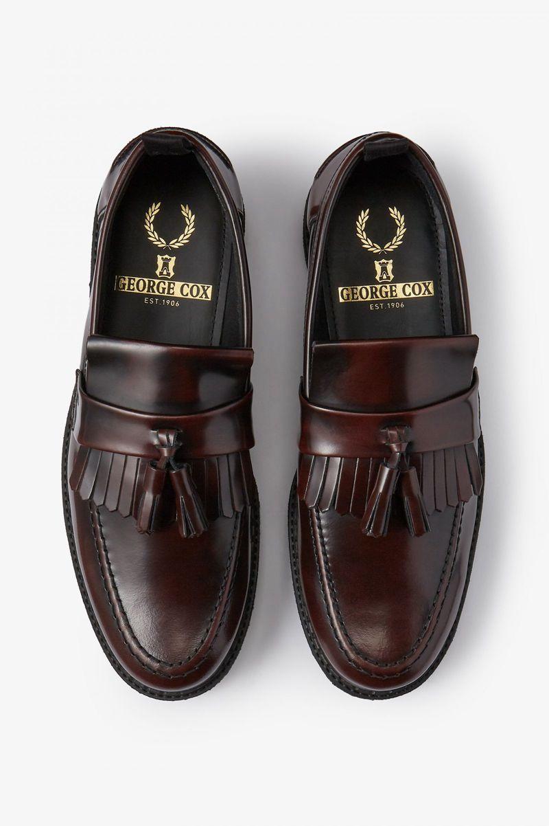 Brown Fred Perry B9278 Men's Shoes | PH 1108MQZA